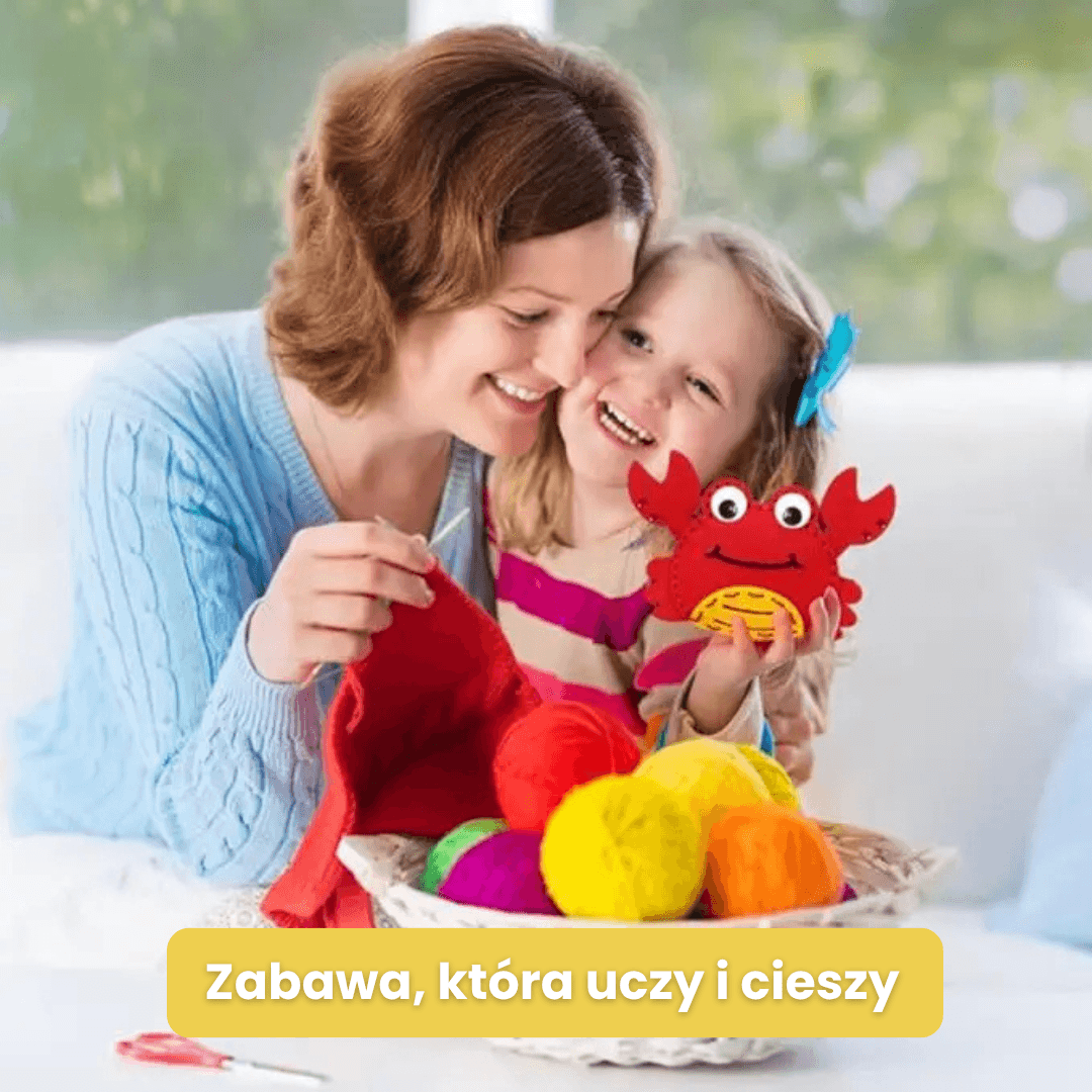 Szyjaki - Zestaw 8 zwierzątek morskich do szycia