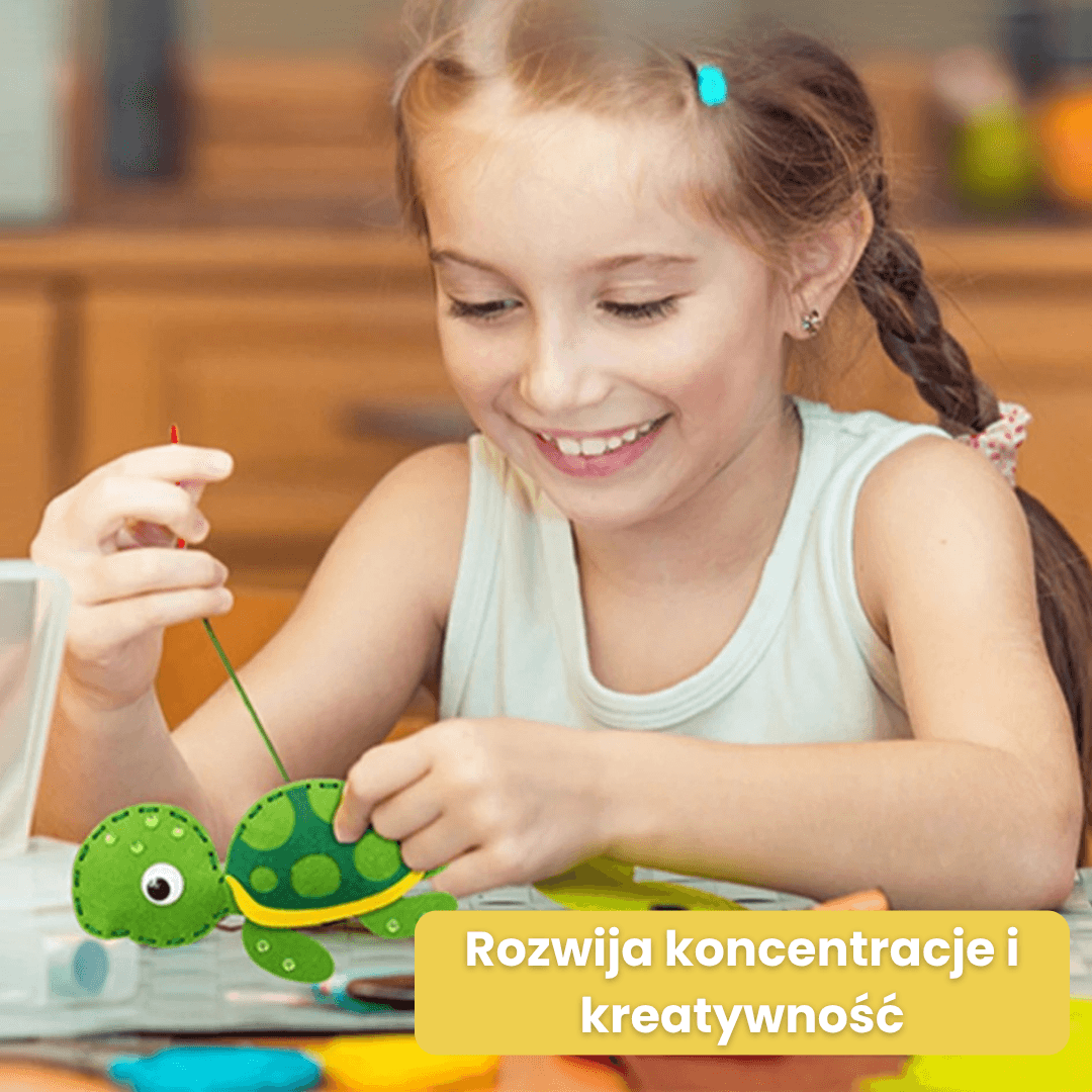 Szyjaki - Zestaw 8 zwierzątek morskich do szycia